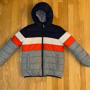 Colorblock Puffer Jacket